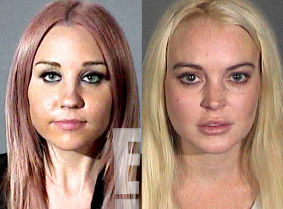 Amanda Bynes, Lindsay Lohan, Mug Shot Amanda Bynes, Lindsay Lohan, Mug Shot